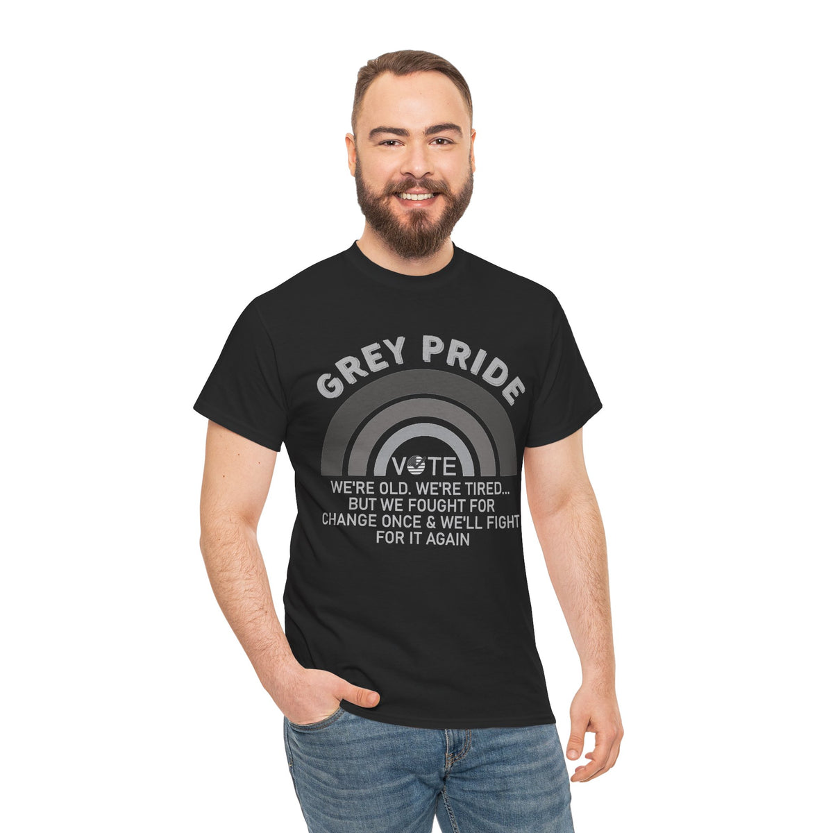 Grey Pride We’ll Fight For Change Again Shirt