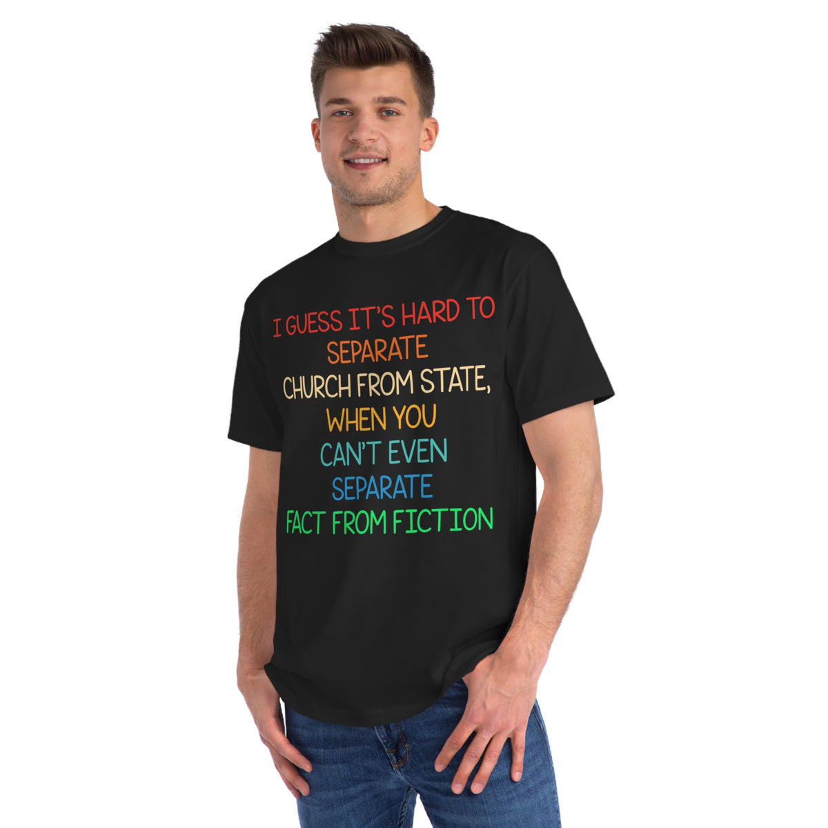 Separate Fact From Fiction Organic T-Shirt