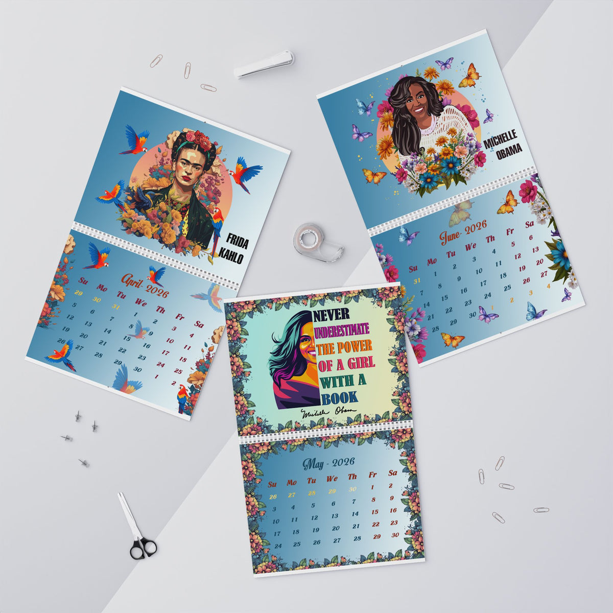 Well Behaved Women Rarely Make History 2026 Wall Calendar