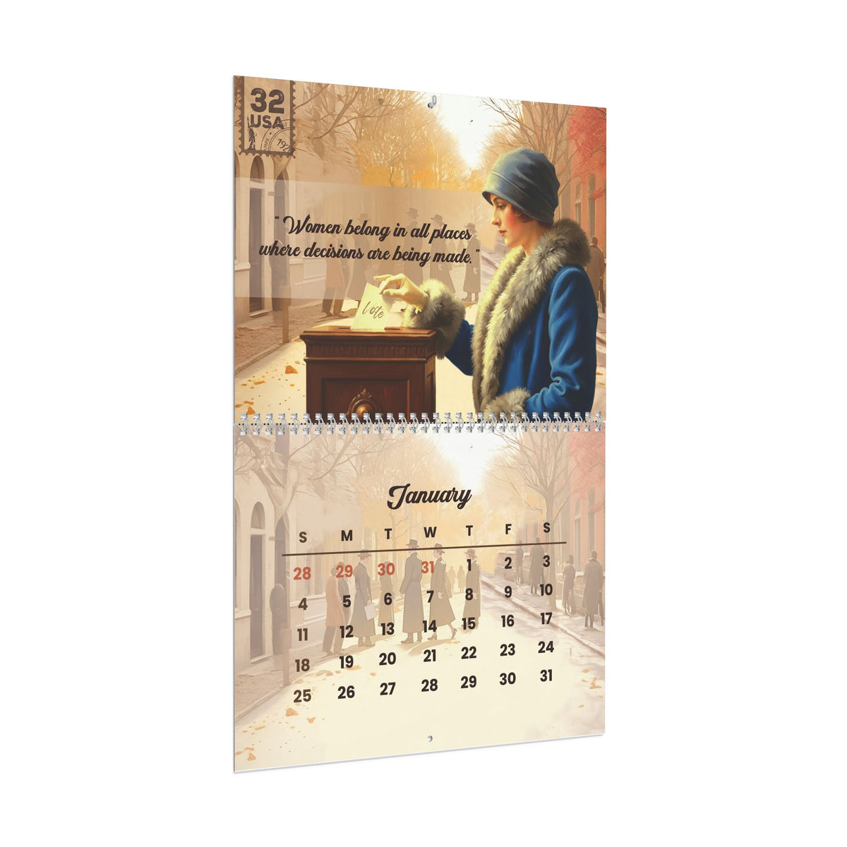Voices Of Freedom 2026 Wall Calendar