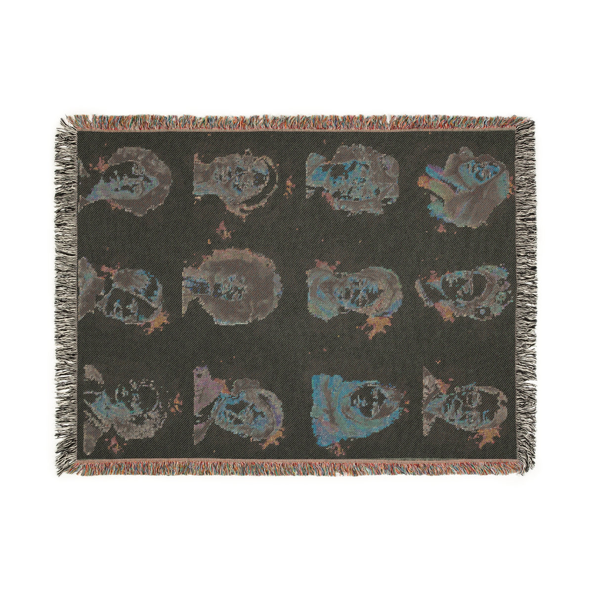 Portraits Of Courage Woven Blanket