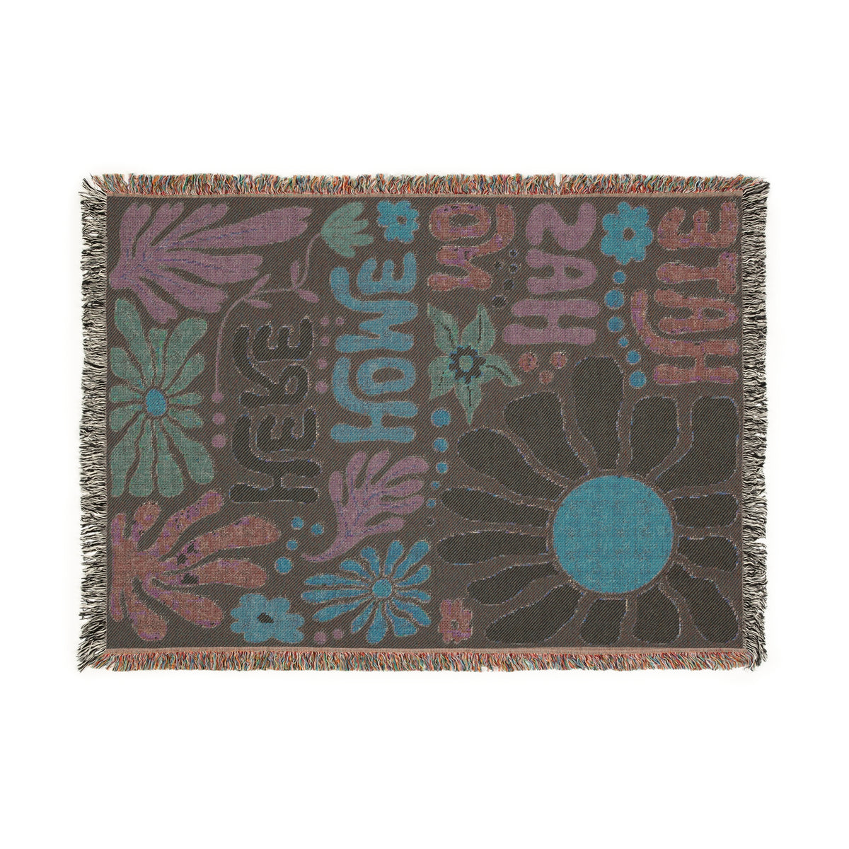 Hate Has No Home Here Woven Blanket