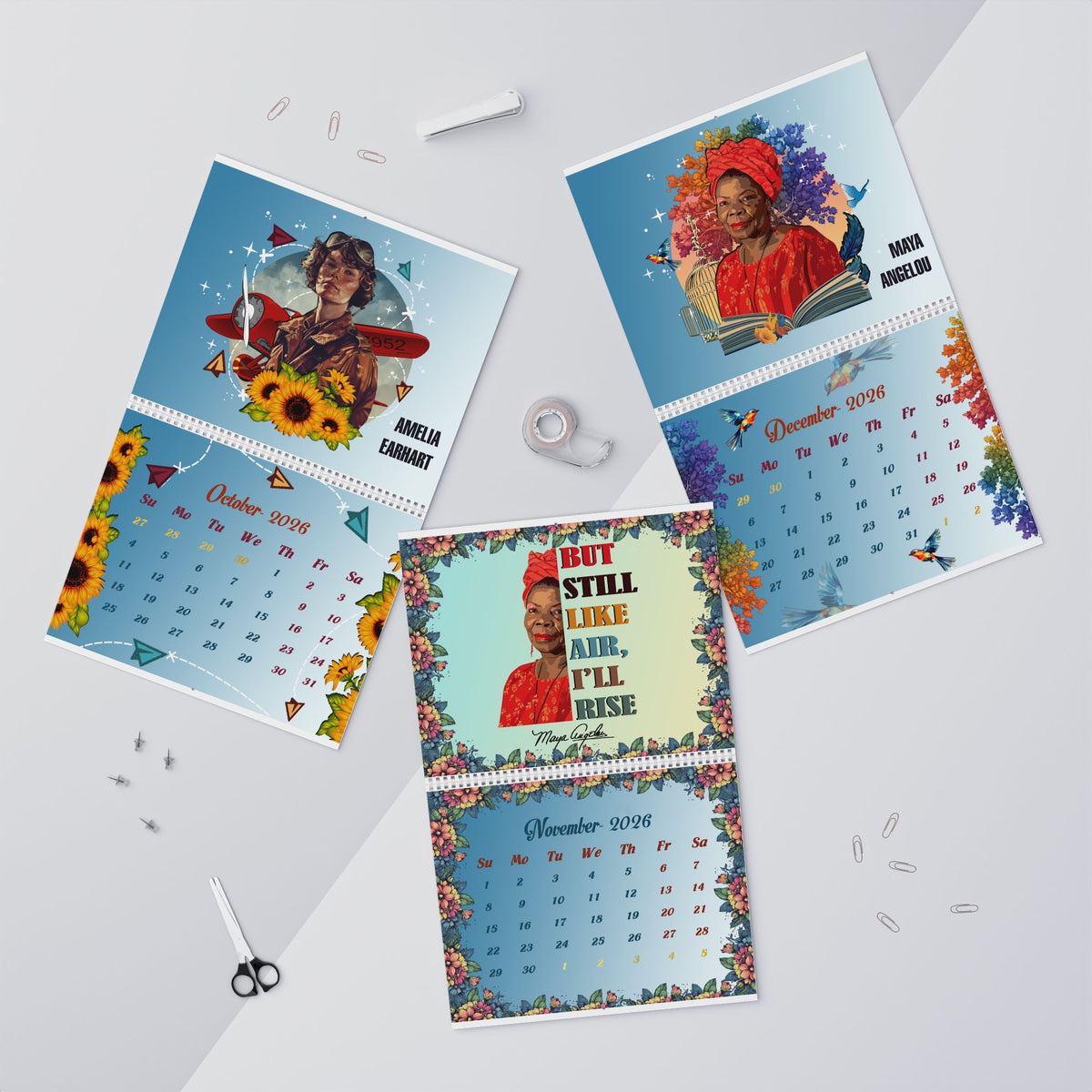 Well Behaved Women Rarely Make History 2026 Wall Calendar