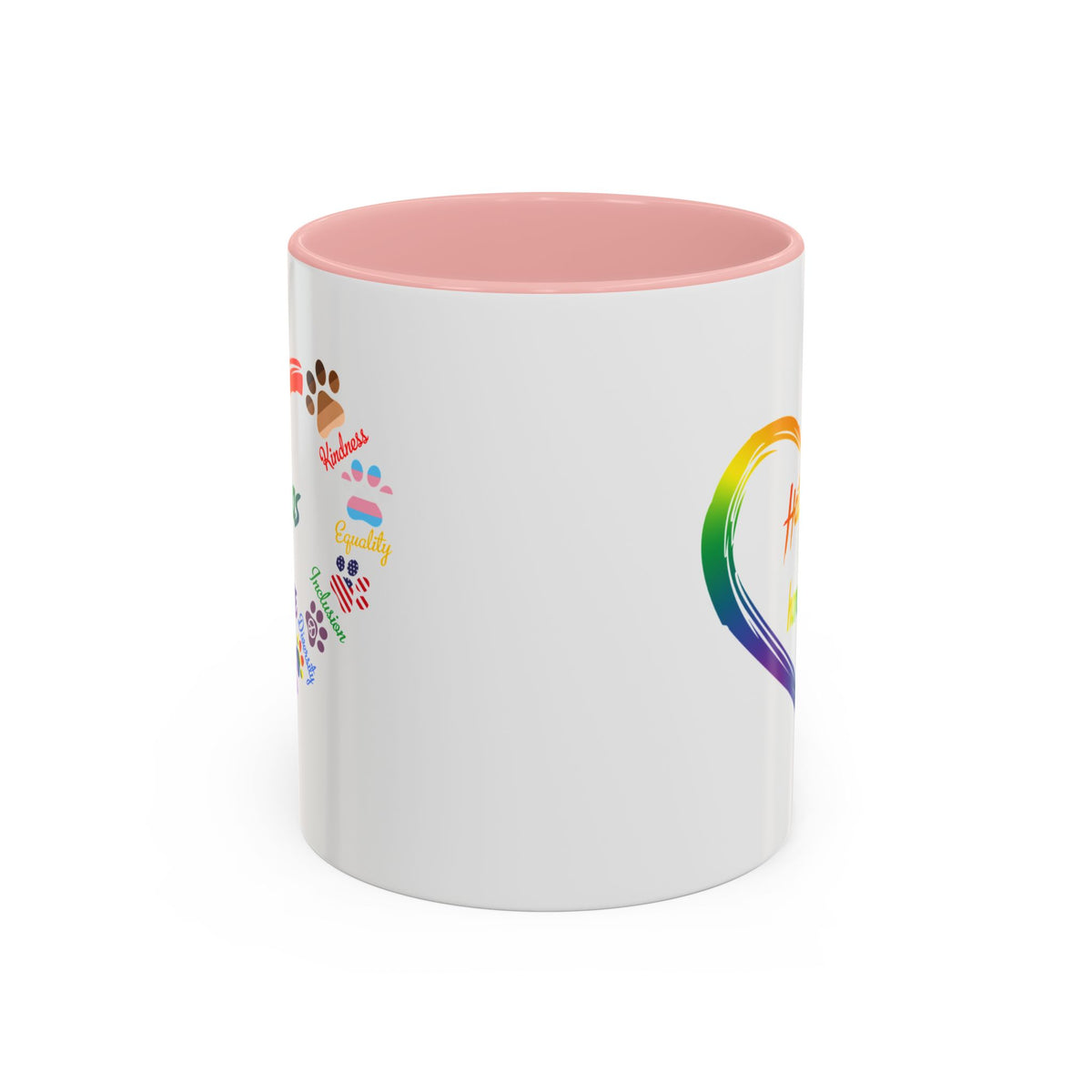 Hate Has No Home Here Accent Coffee Mug (11, 15oz)