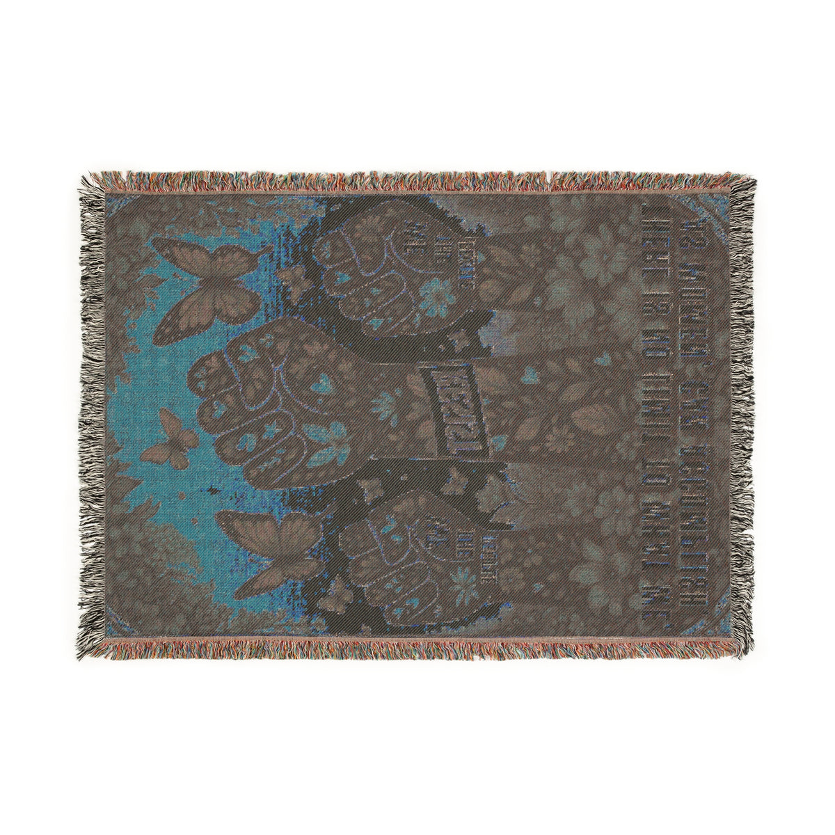 We The People Resist Woven Blanket