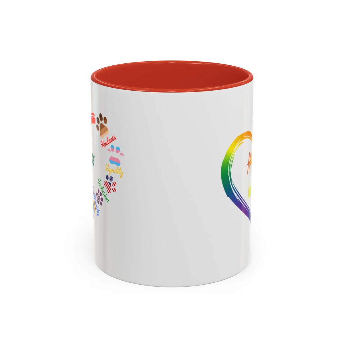 Hate Has No Home Here Accent Coffee Mug (11, 15oz)