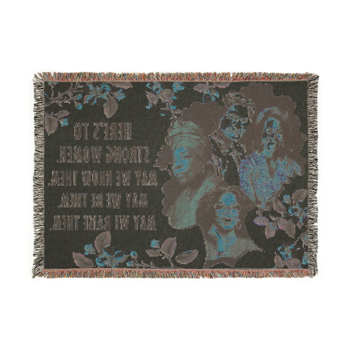 Strong Women Tribute Woven Blanket