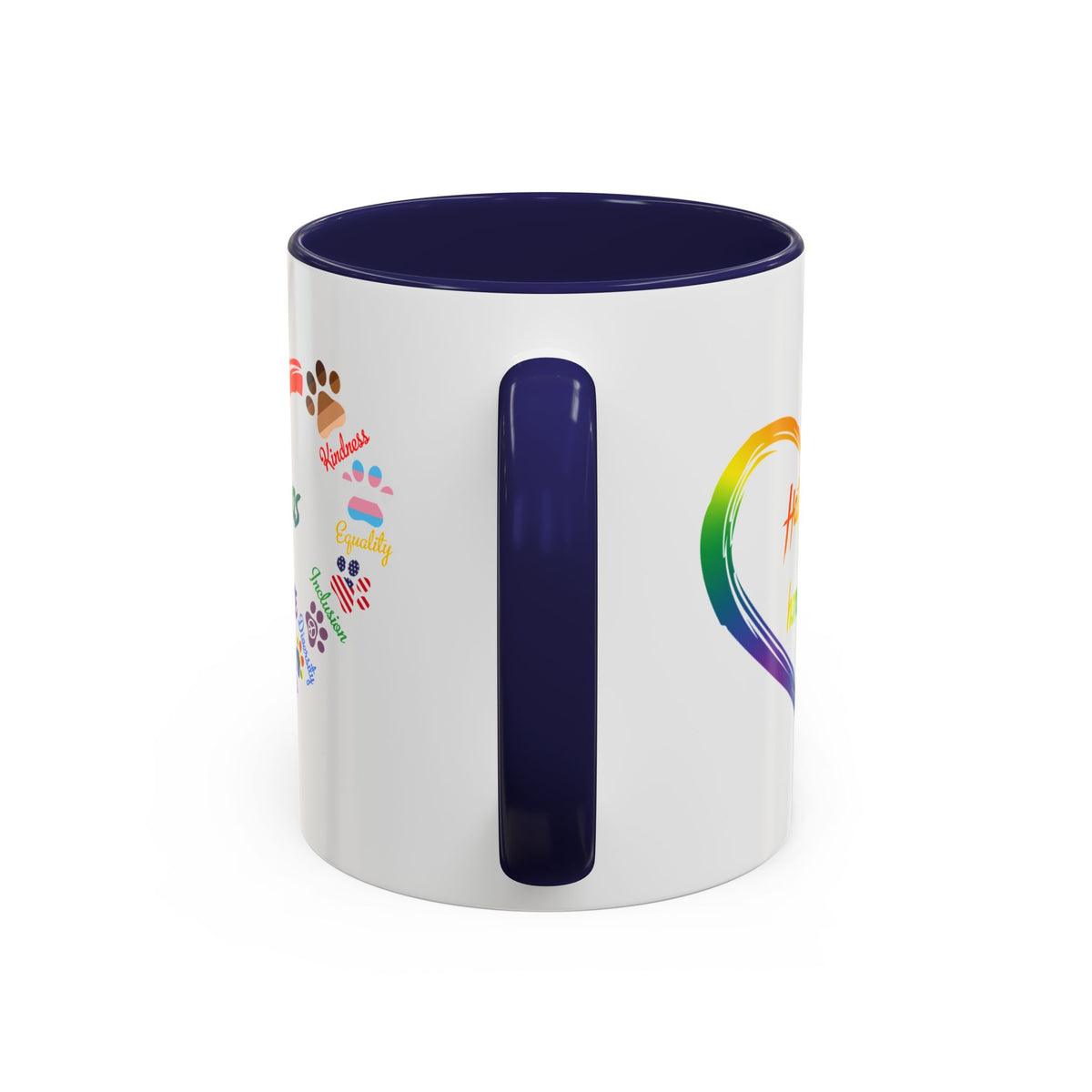 Hate Has No Home Here Accent Coffee Mug (11, 15oz)