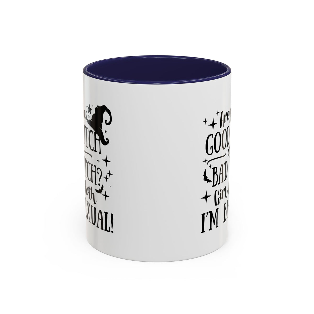 Good Witch Bad Witch Bi-Hexual Accent Coffee Mug (11, 15oz)