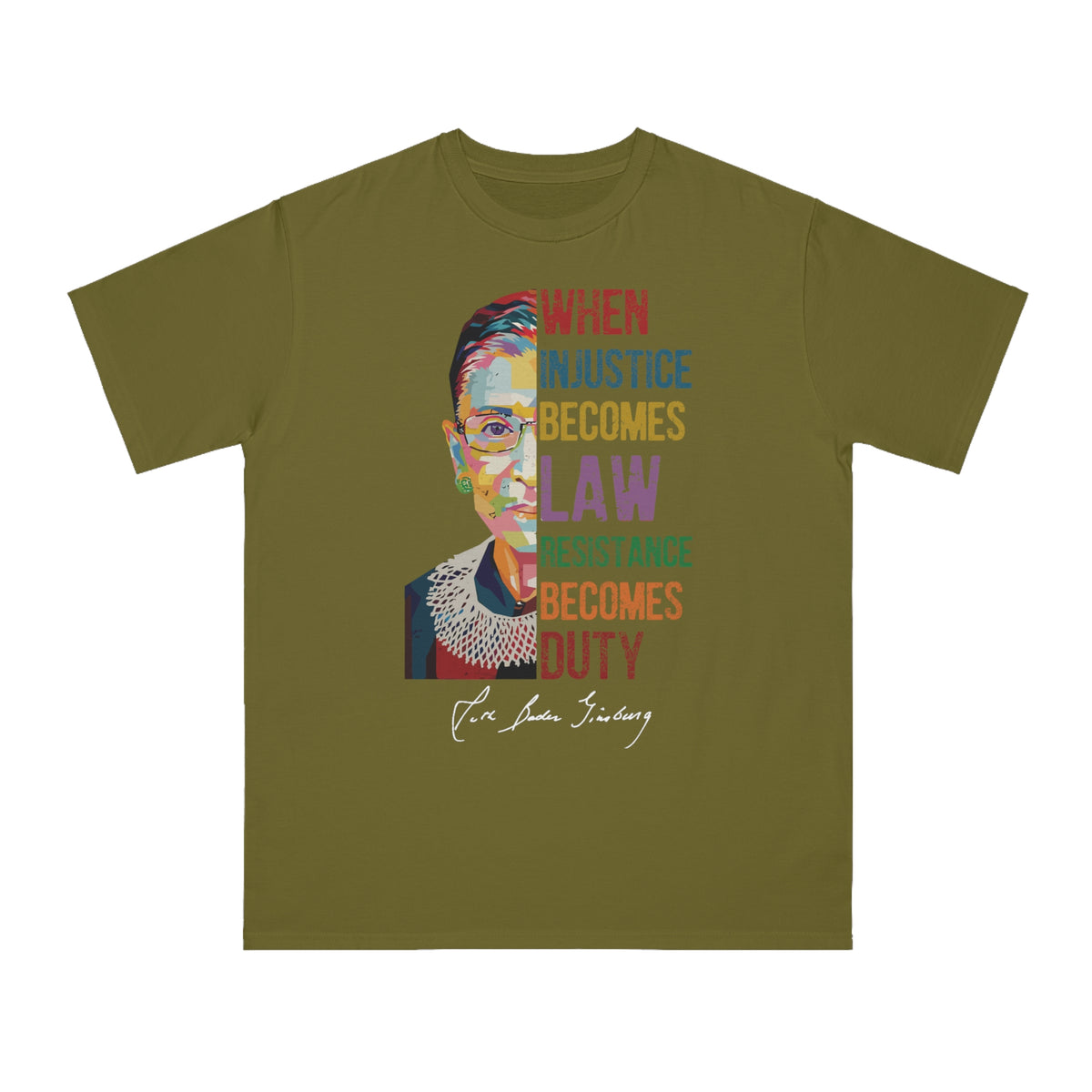 When Injustice Becomes Law Organic T-Shirt