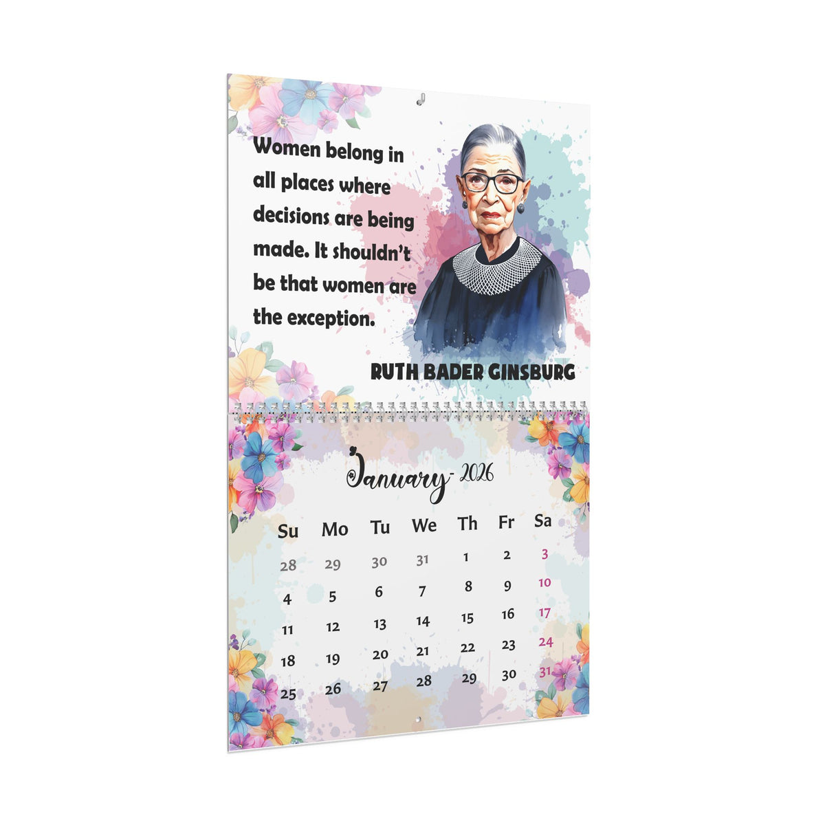 2026 Inspirational Women Wall Calendar