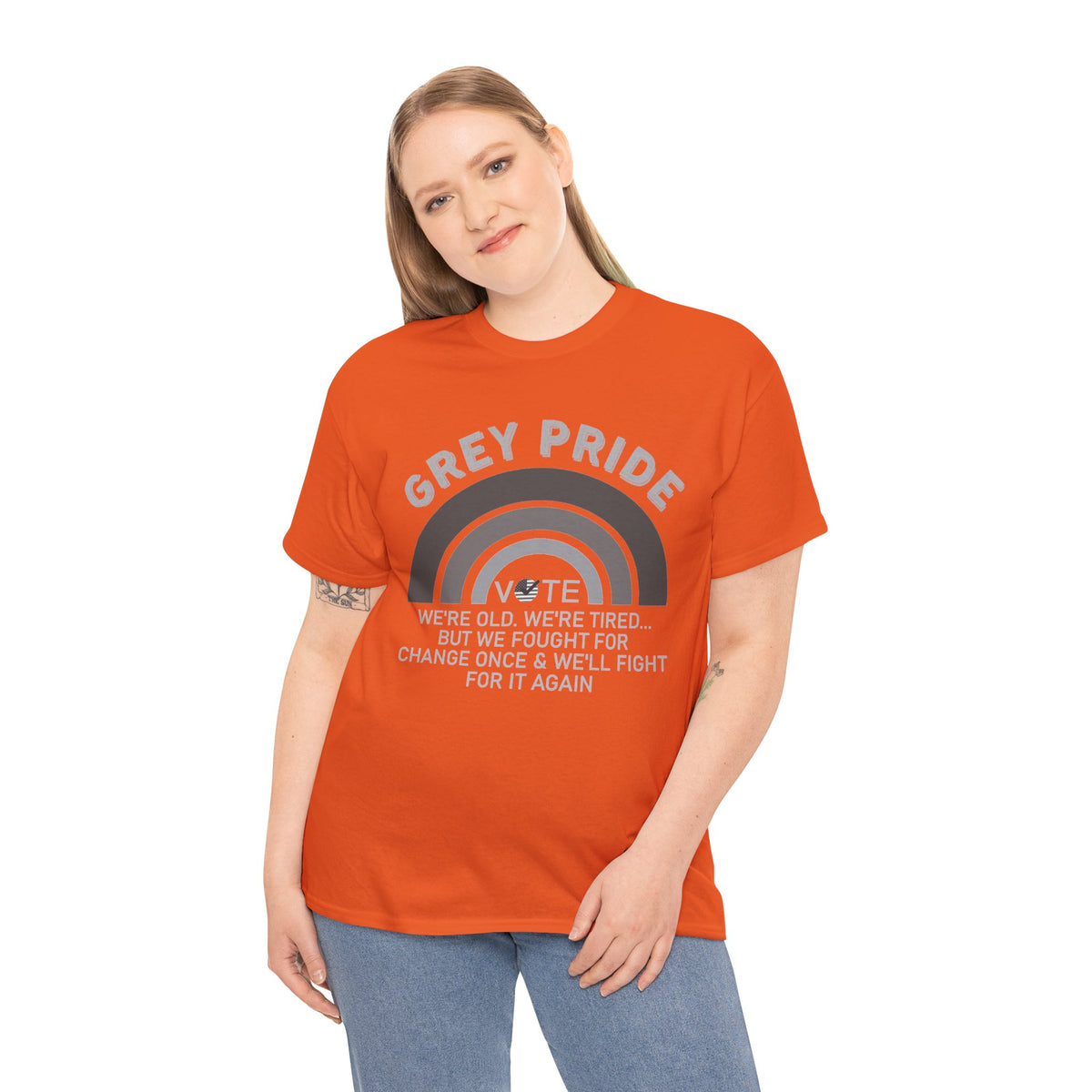 Grey Pride We’ll Fight For Change Again Shirt