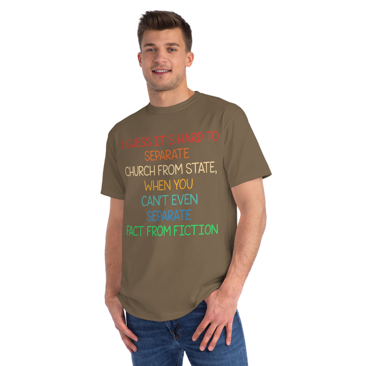 Separate Fact From Fiction Organic T-Shirt