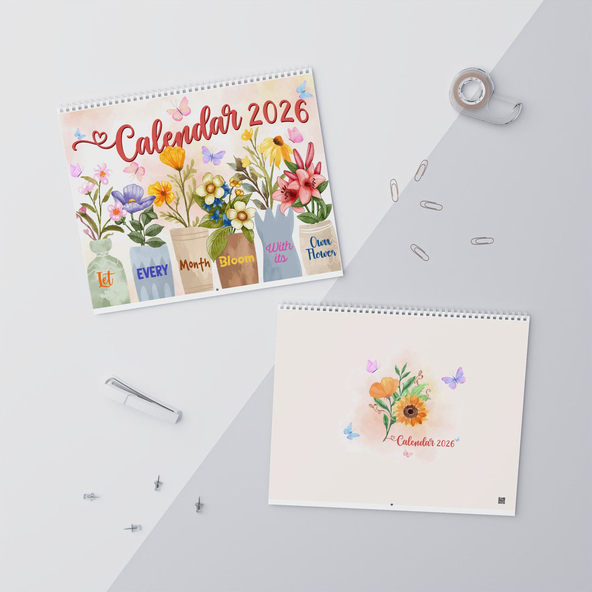 Let Every Month Bloom 2026 Wall Calendar