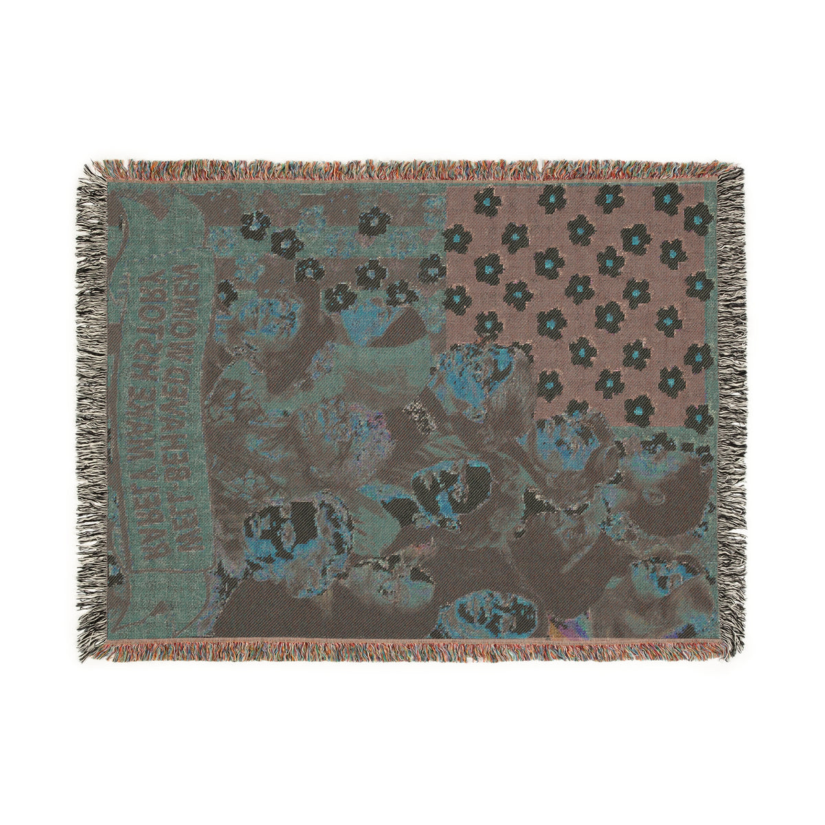 Well-Behaved Women Rarely Make History Woven Blanket