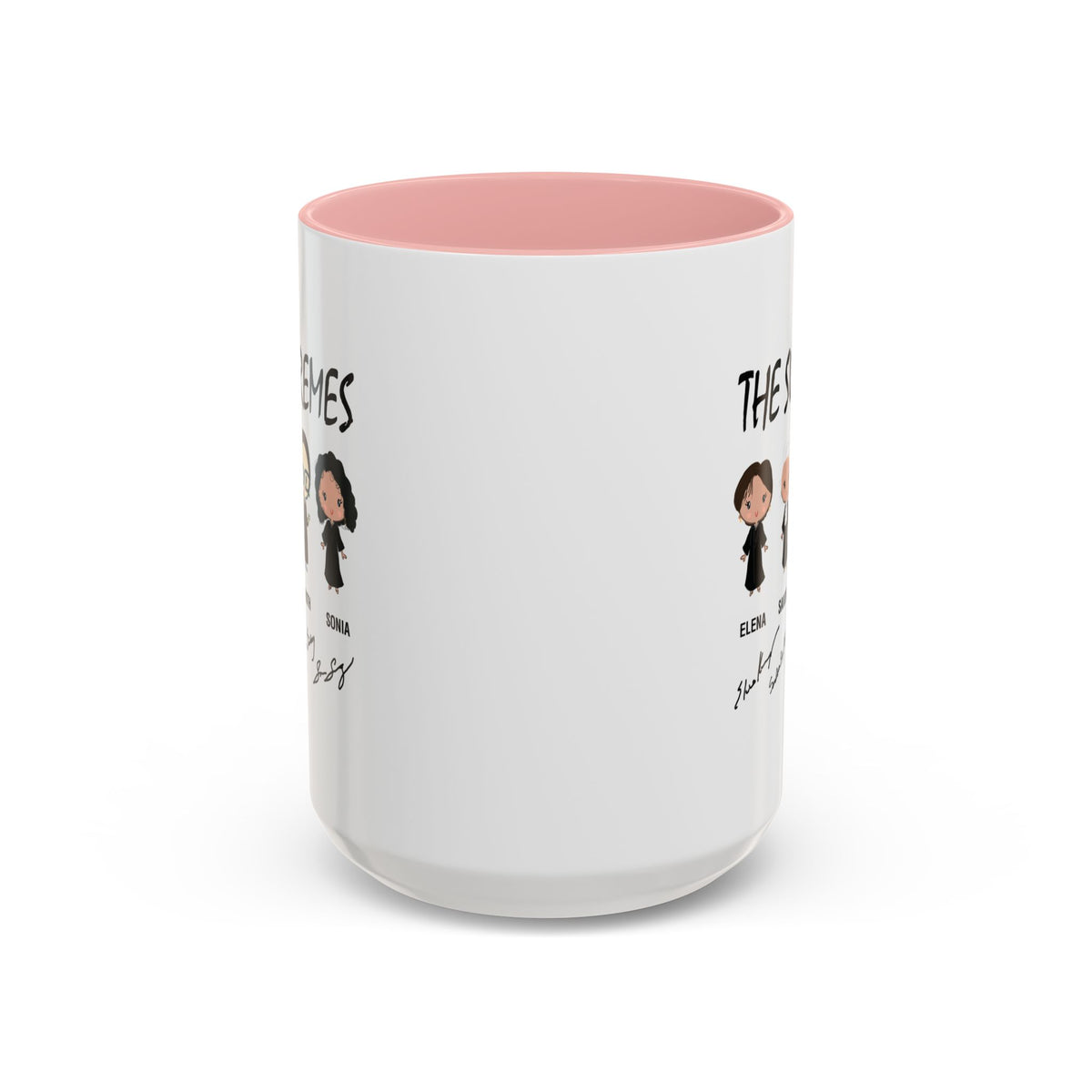 The Supremes Supreme Court Justices RBG Cute Chibi Accent Coffee Mug (11, 15oz)