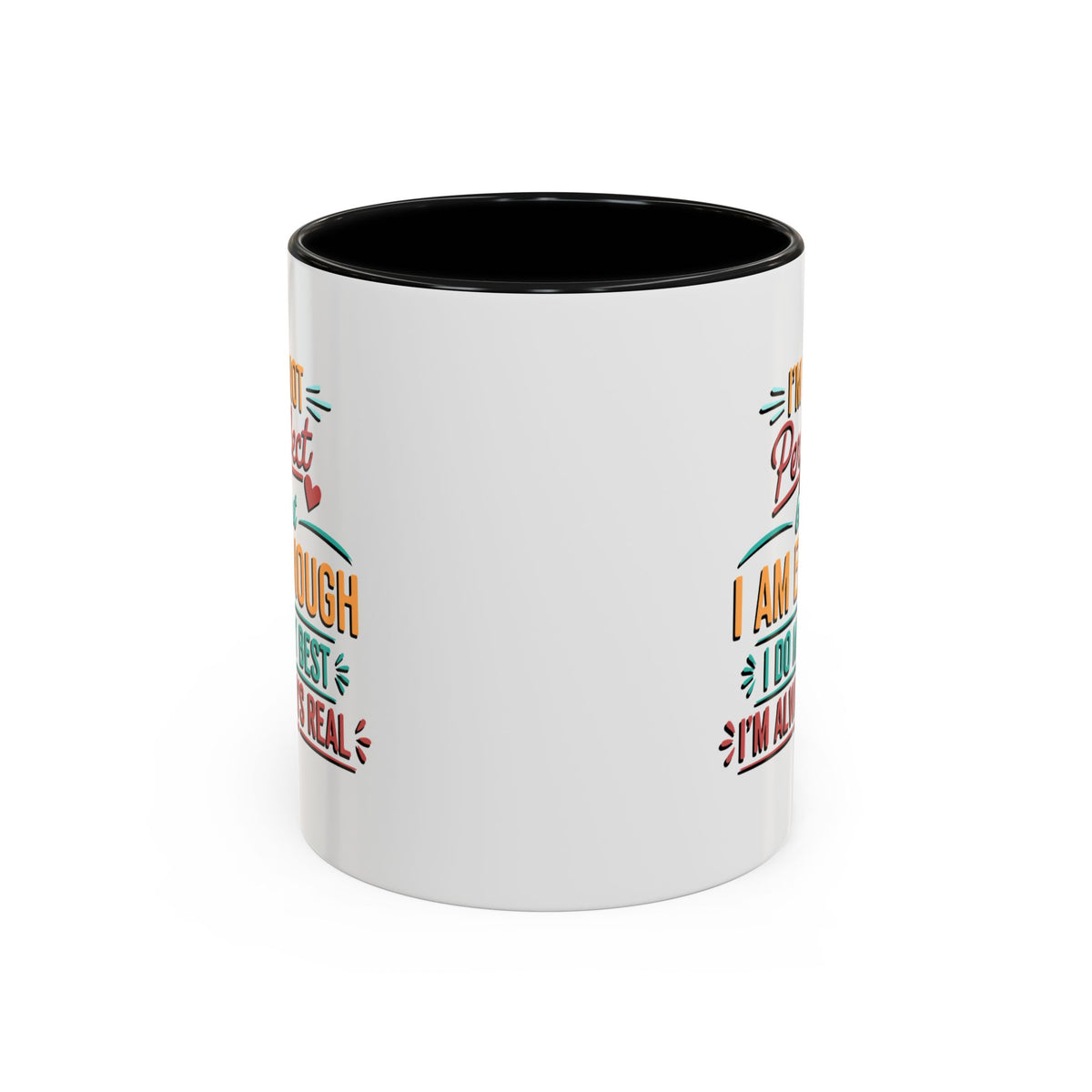 I Am Enough Motivational Accent Mug