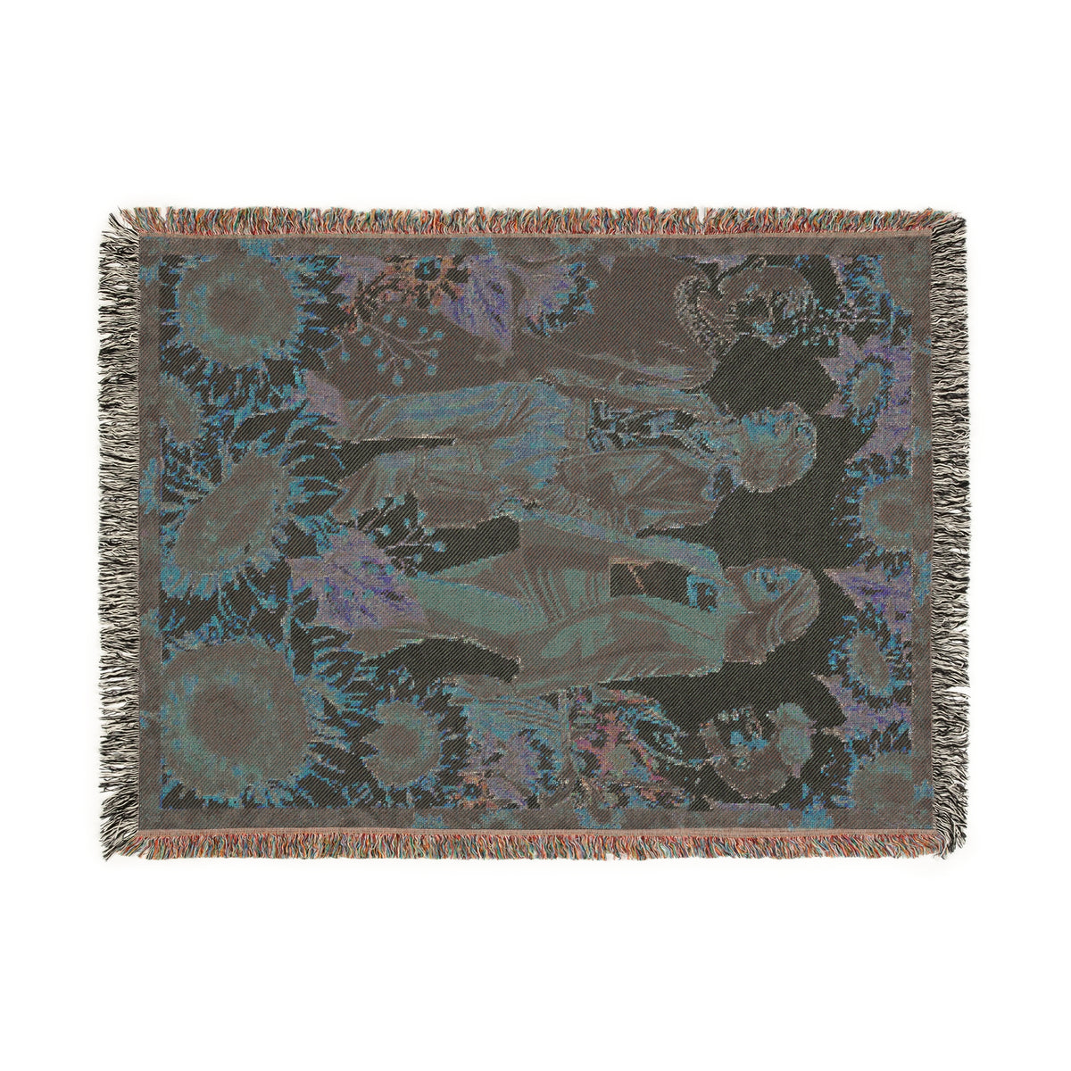 Inspiring Women Sunflower Woven Blanket