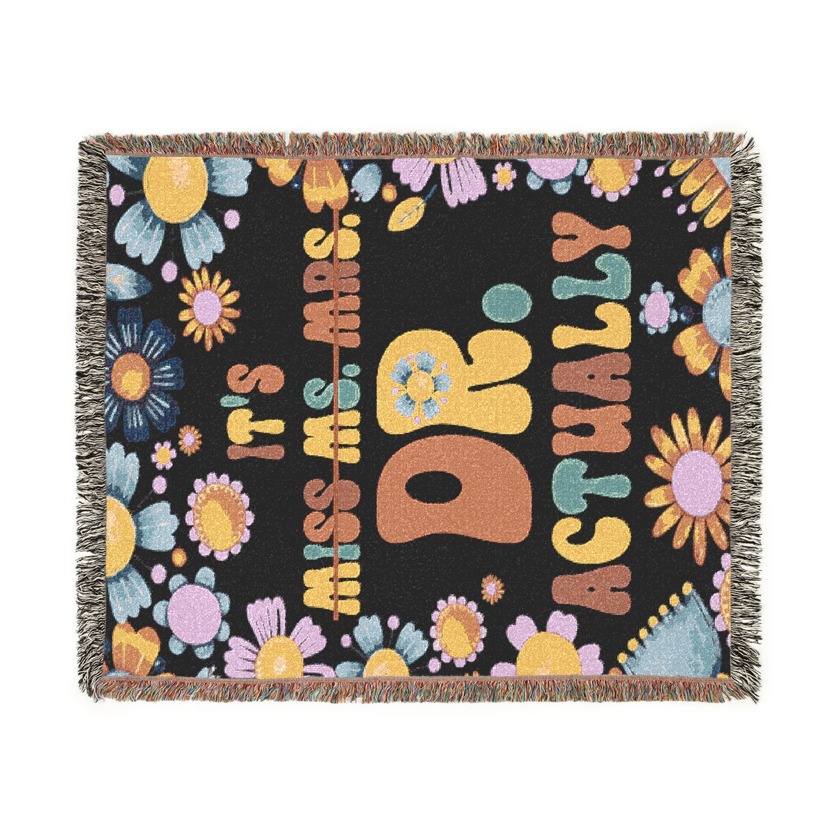 It’s Dr Actually Woven Blanket