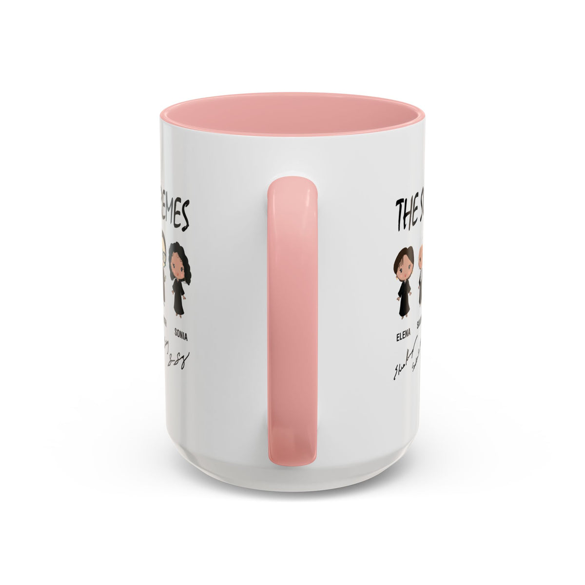 The Supremes Supreme Court Justices RBG Cute Chibi Accent Coffee Mug (11, 15oz)