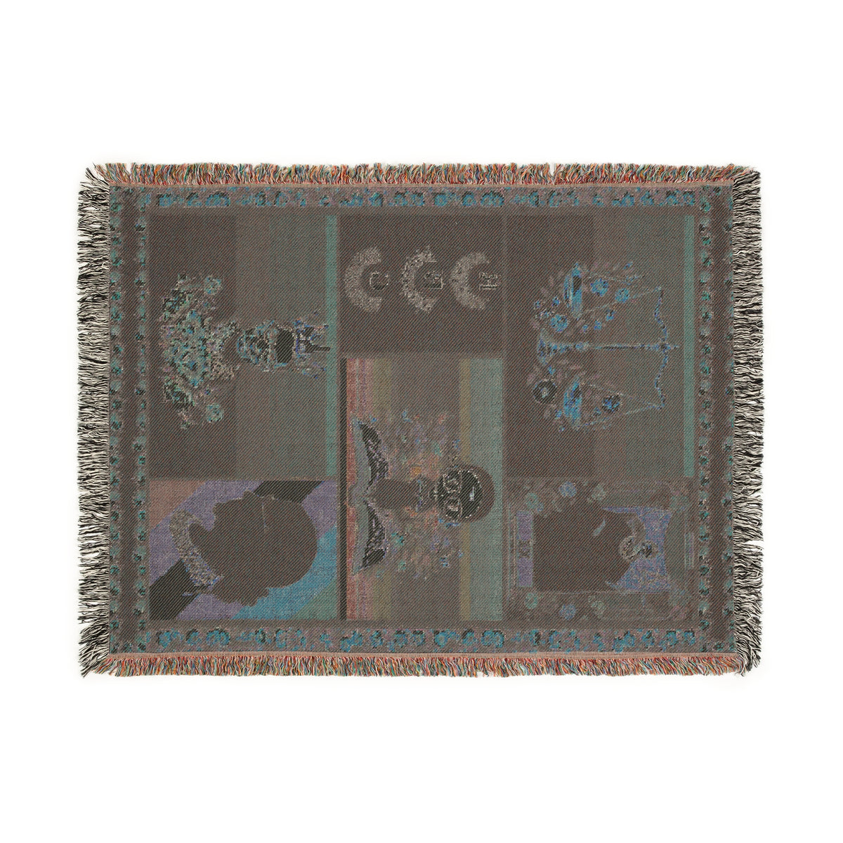 RBG Floral Legacy Woven Blanket