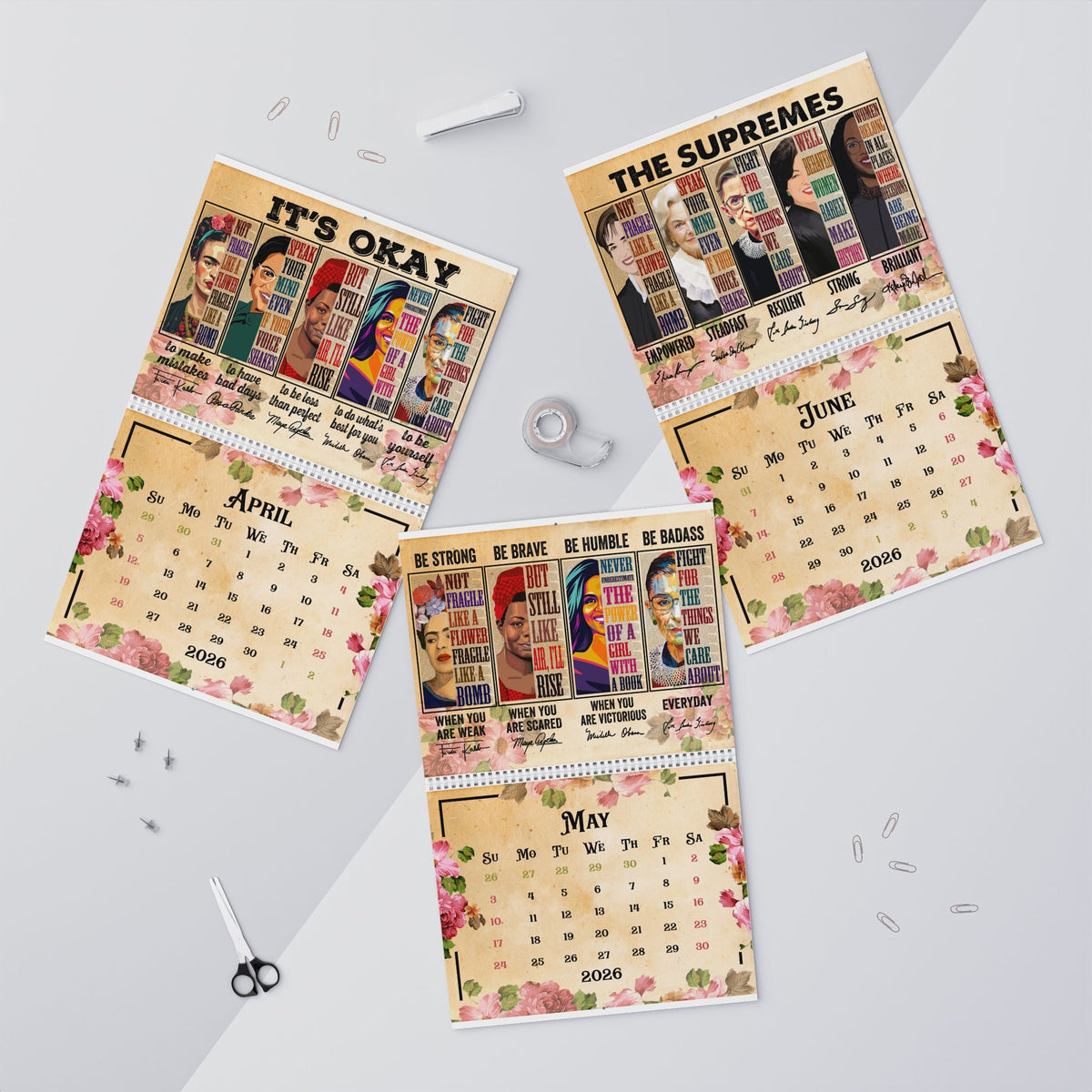 2026 Women Empowerment Wall Calendar