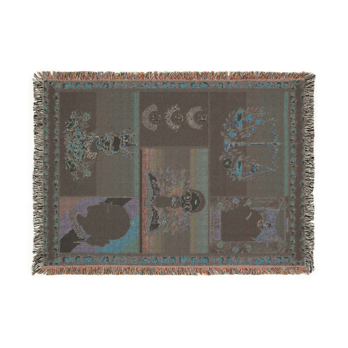 RBG Floral Legacy Woven Blanket