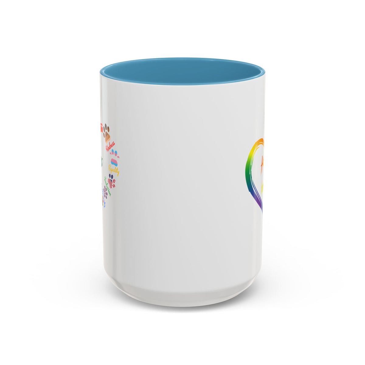 Hate Has No Home Here Accent Coffee Mug (11, 15oz)