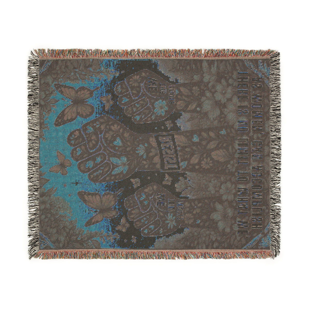 We The People Resist Woven Blanket