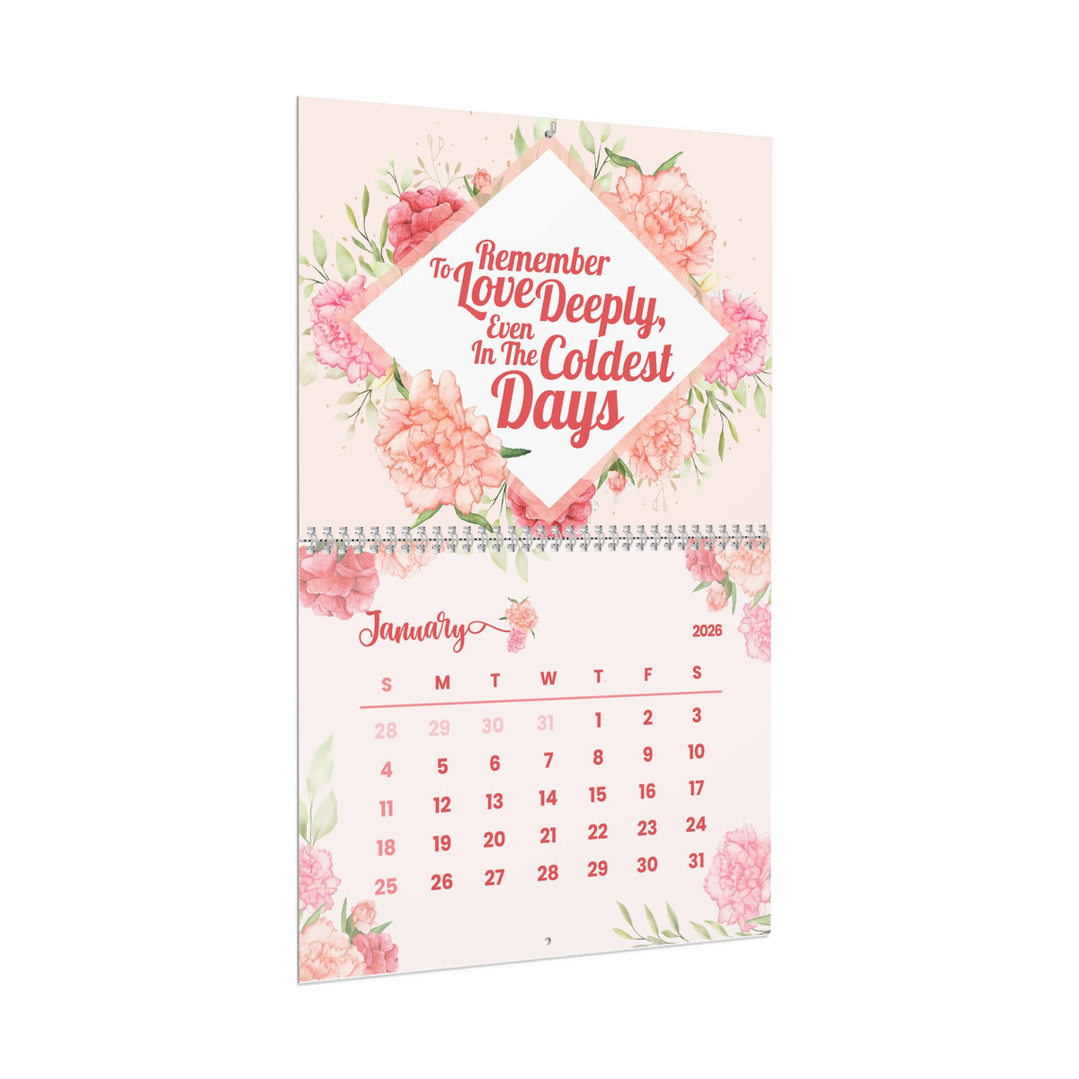 Let Every Month Bloom 2026 Wall Calendar