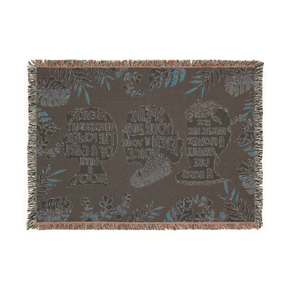 Tribute To Strong Women Woven Blanket