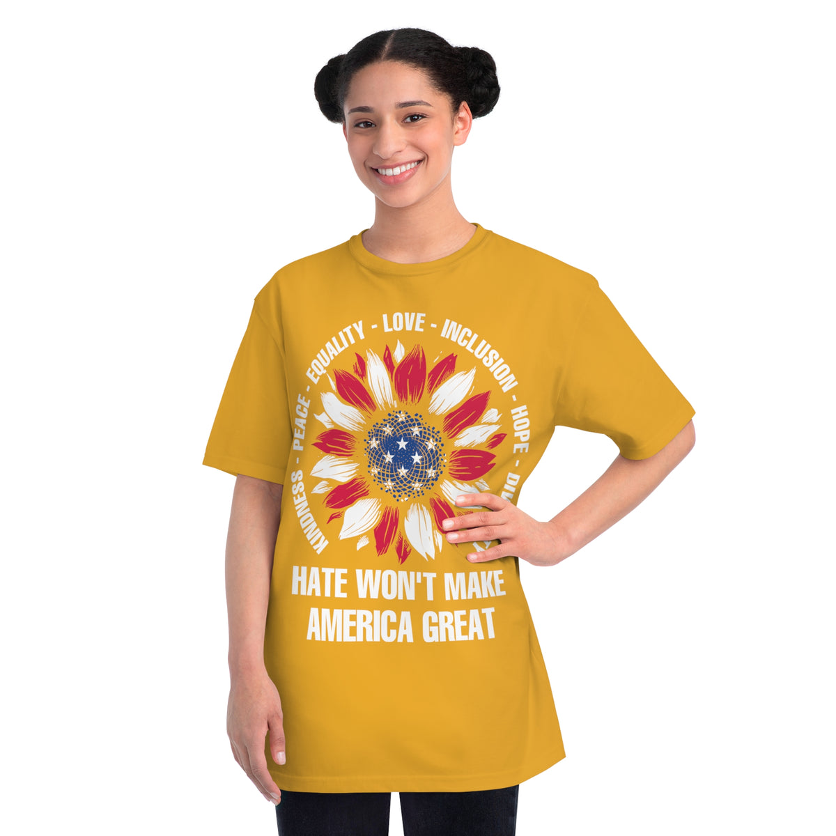 Hate Won&#39;t Make America Great Organic T-Shirt