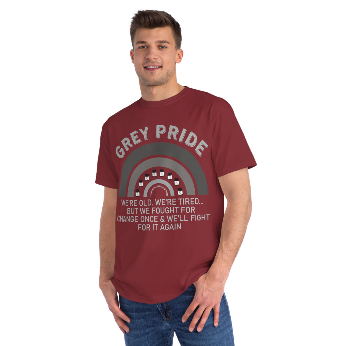 Grey Pride Organic T-Shirt