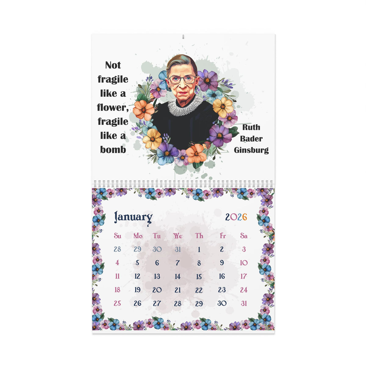 Inspirational Women Leaders 2026 Wall Calendar