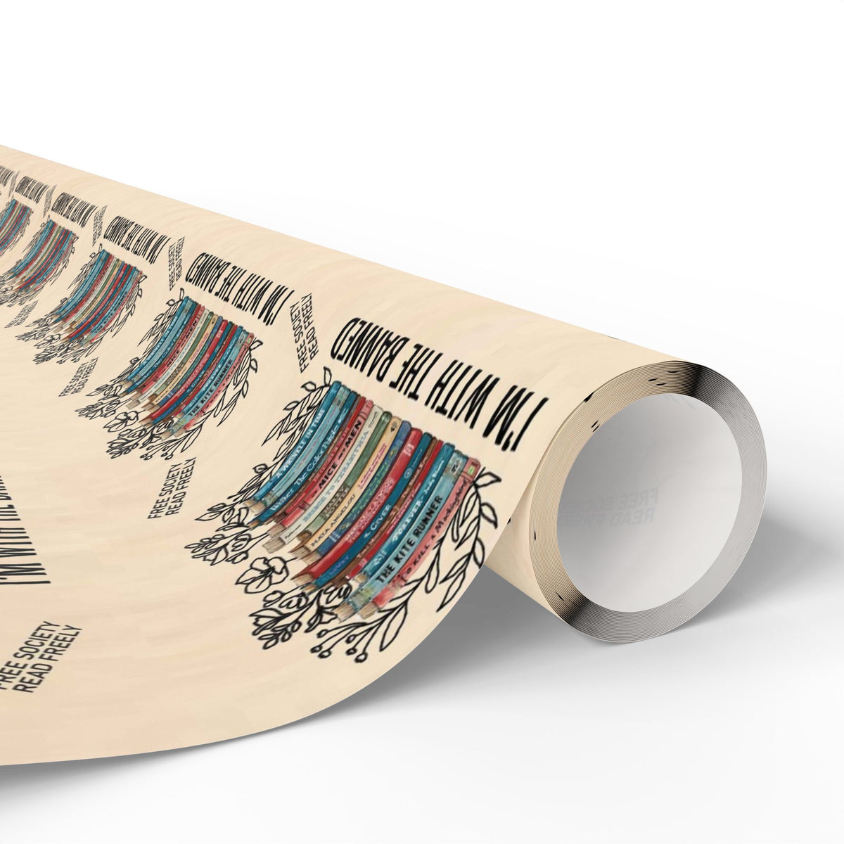 I&#39;m With The Banned Book Wrapping Paper Roll