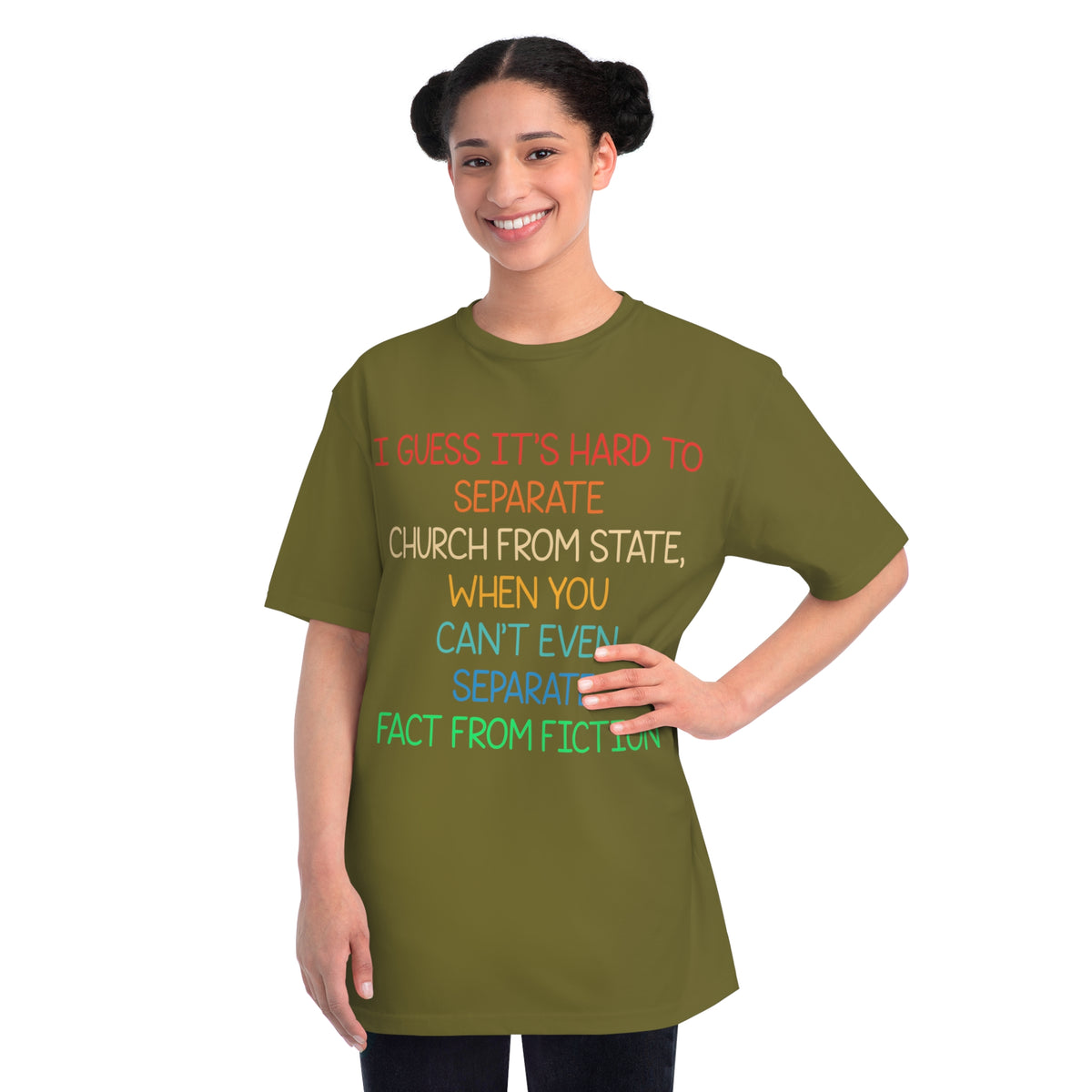 Separate Fact From Fiction Organic T-Shirt