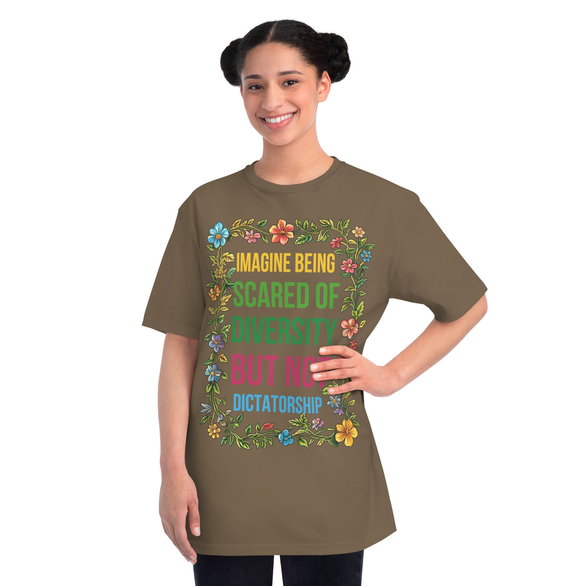 Imagine Being Scared Of Diversity Organic T-Shirt