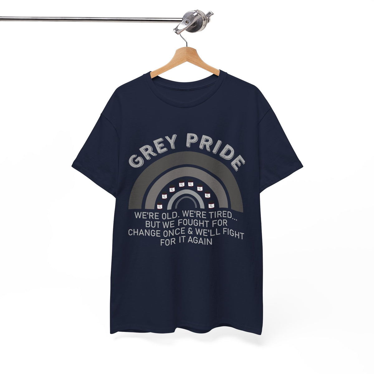 Grey Pride We Fought For Change Shirt