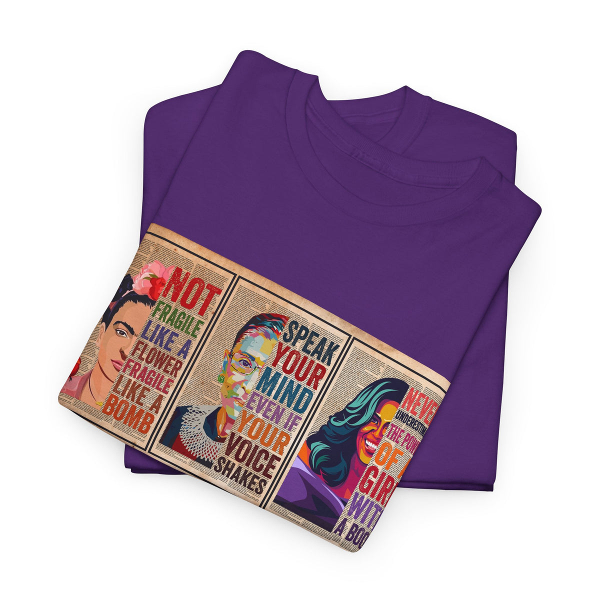 Create Frida Kahlo Dissent Ruth Bader Ginsburg Speak Michelle Obama T-Shirt