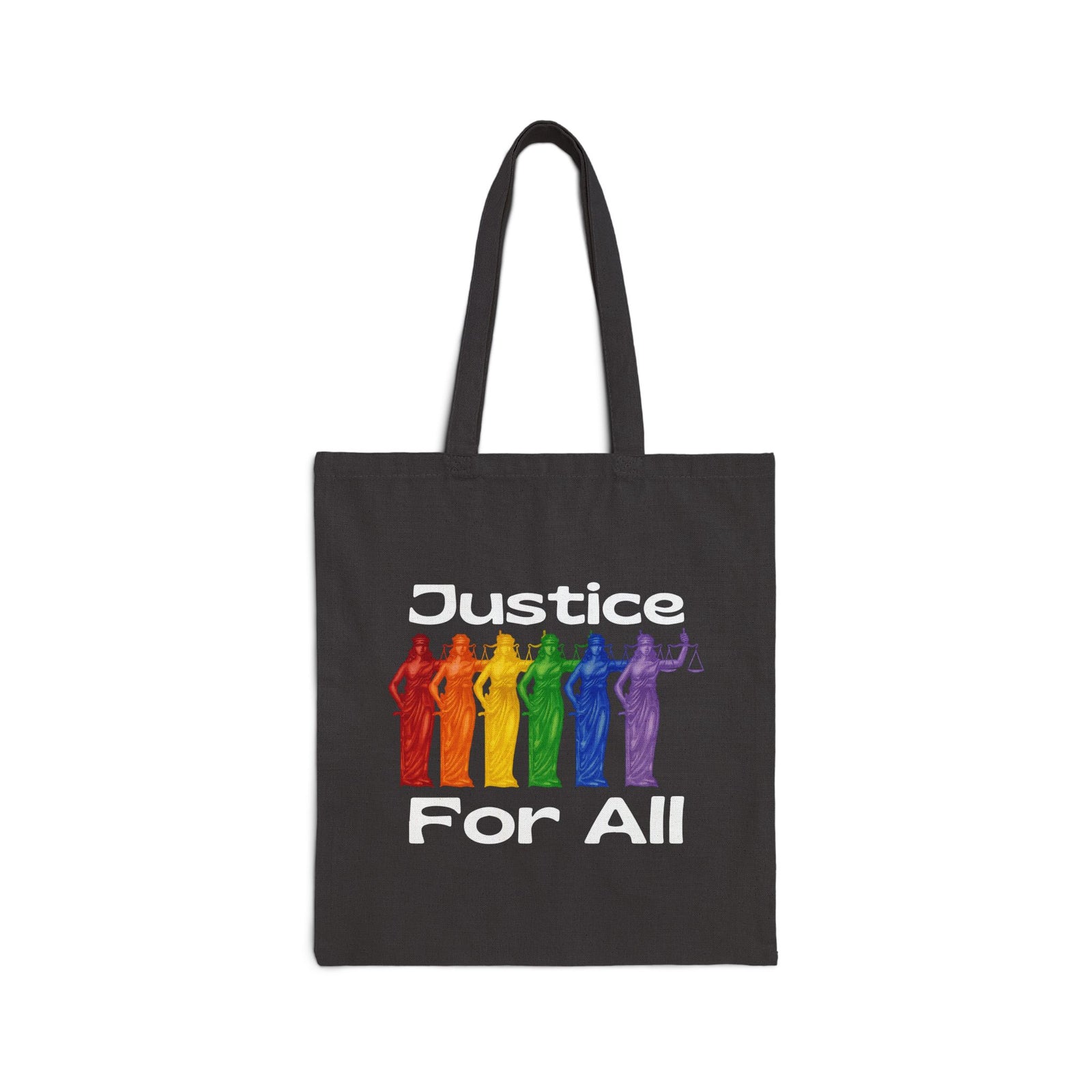 Justice For All Rainbow Equality Tote Bag