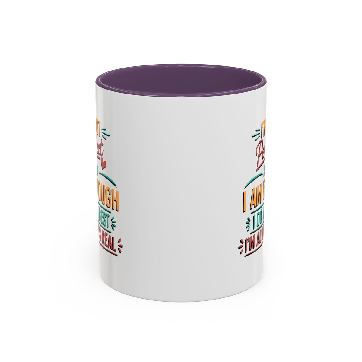 I Am Enough Motivational Accent Mug