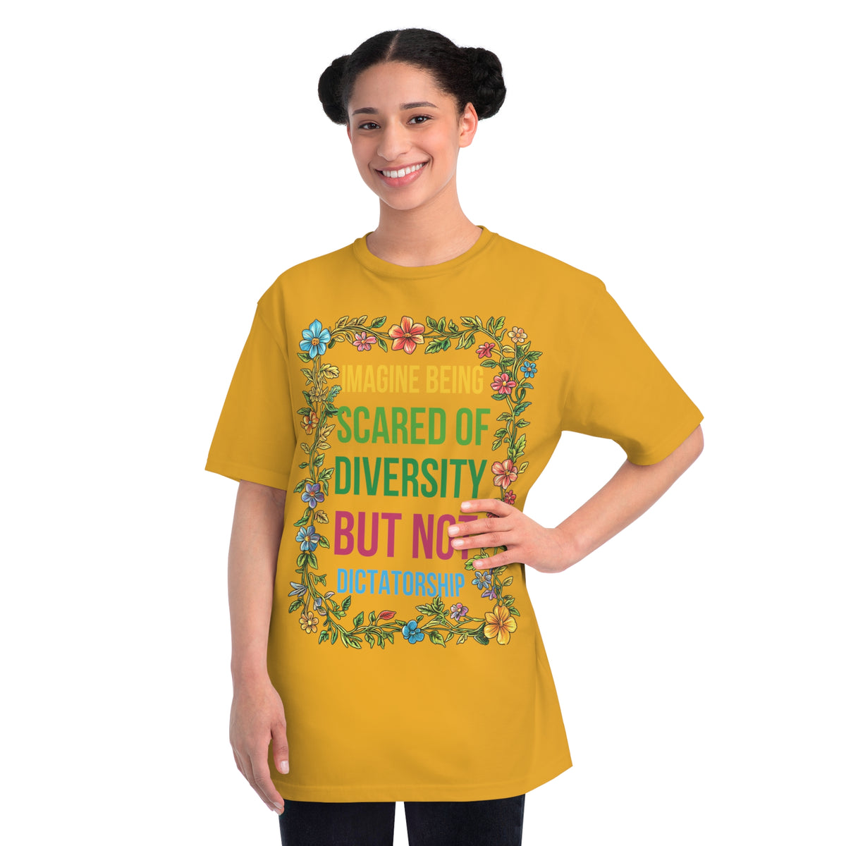 Imagine Being Scared Of Diversity Organic T-Shirt