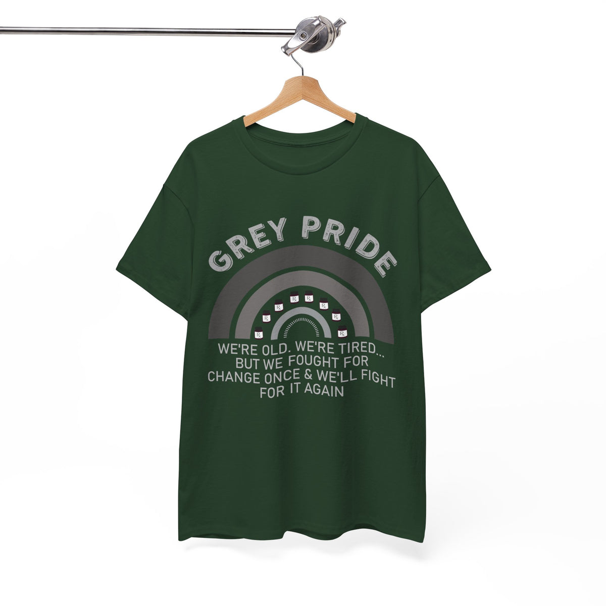 Grey Pride We Fought For Change Shirt