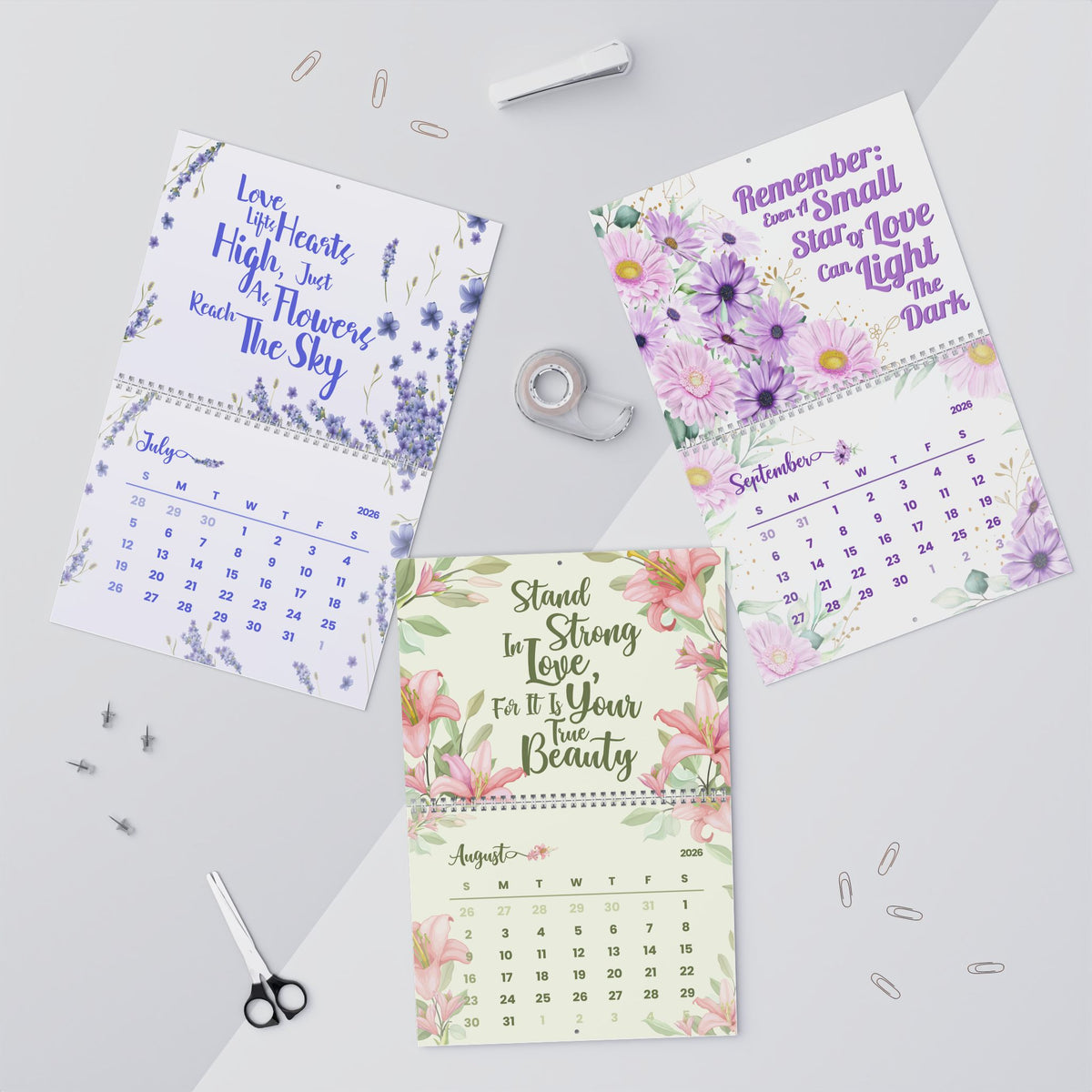Let Every Month Bloom 2026 Wall Calendar