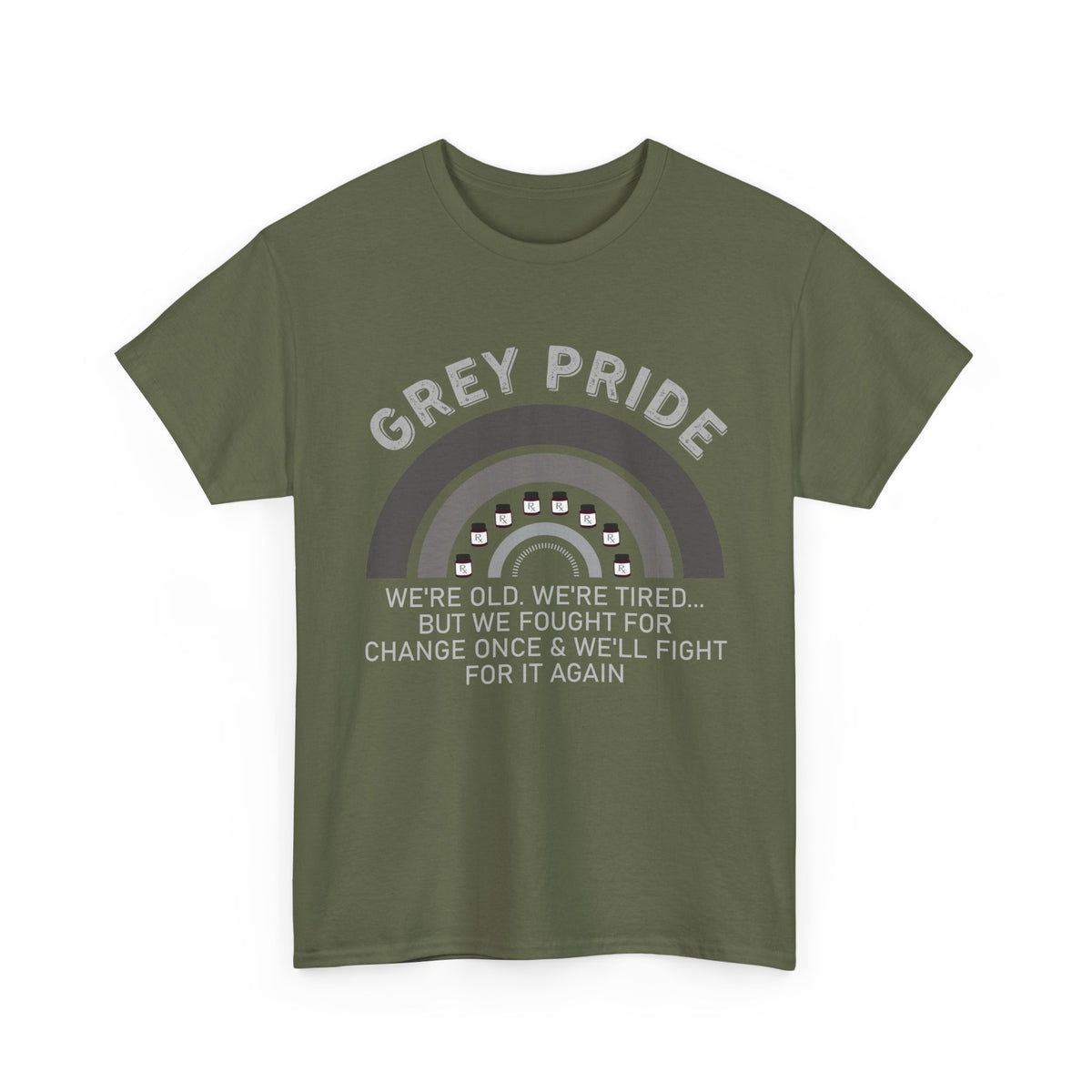 Grey Pride We Fought For Change Shirt