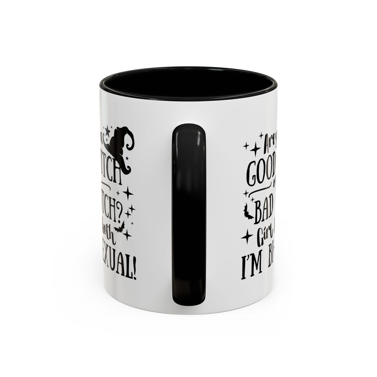 Good Witch Bad Witch Bi-Hexual Accent Coffee Mug (11, 15oz)