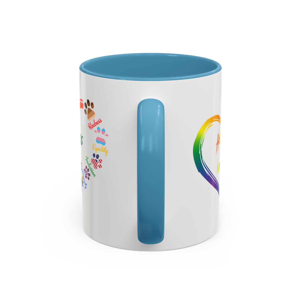 Hate Has No Home Here Accent Coffee Mug (11, 15oz)