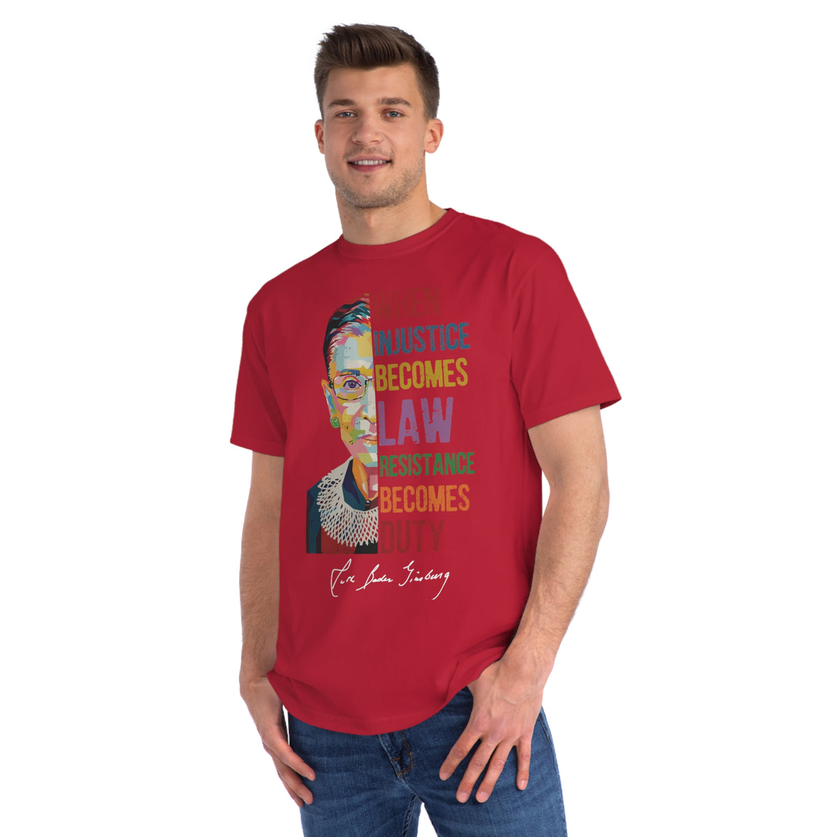 When Injustice Becomes Law Organic T-Shirt