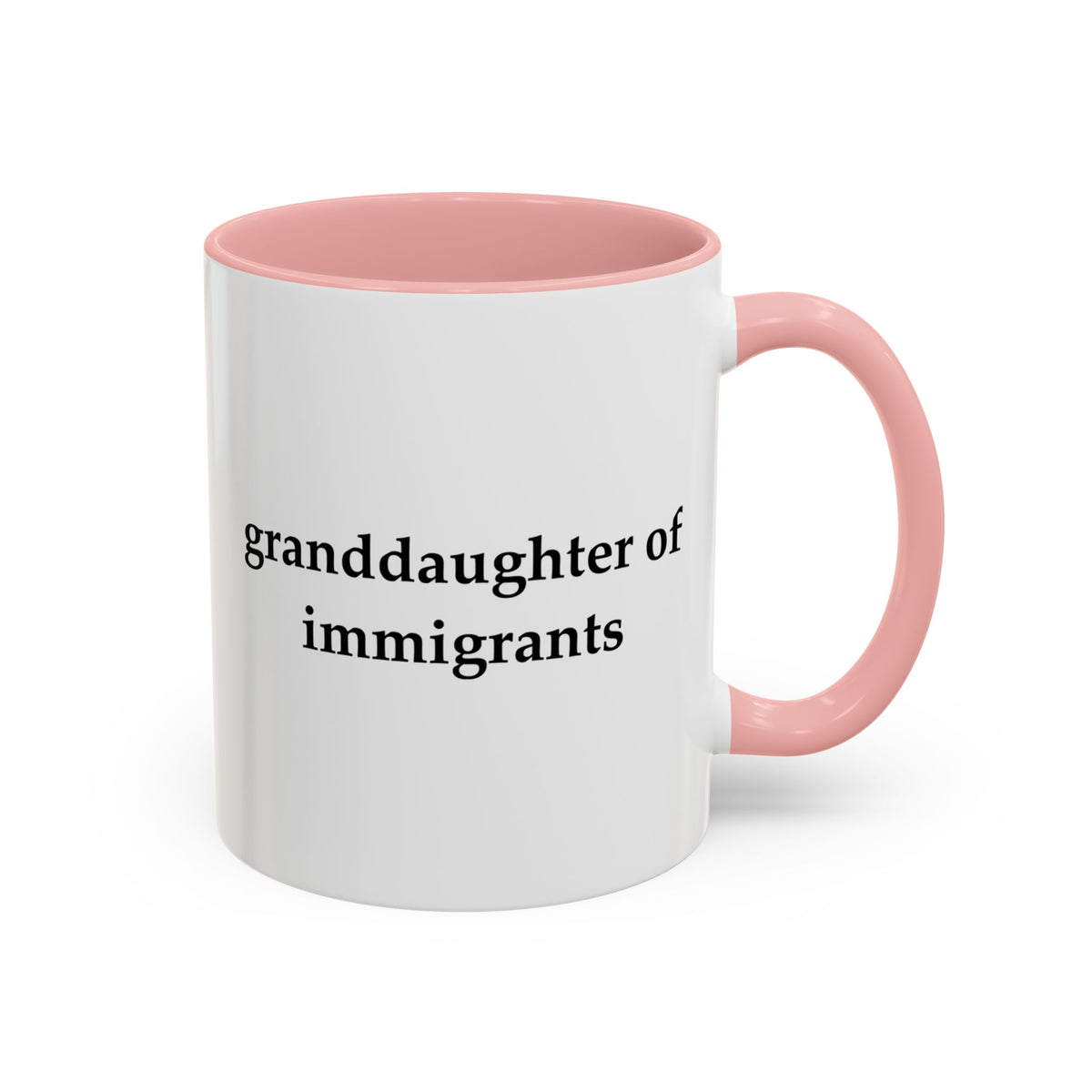 Granddaughter Of Immigrants Accent Coffee Mug (11, 15oz)