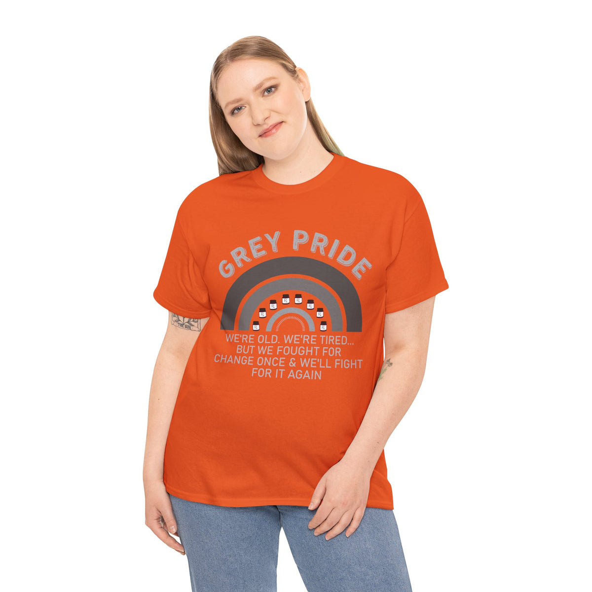 Grey Pride We Fought For Change Shirt